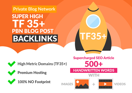 Buy Quality Super High TF PBN Blog Post Backlinks