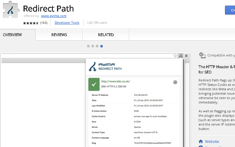 Redirect Path Chrome Extension