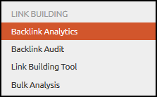 SEMRUSH: Backlink Analytics