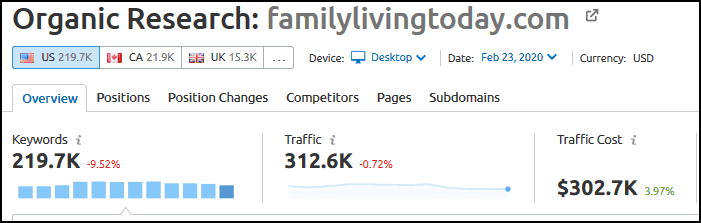 SEO Competitor Analysis: Organic Research Overview