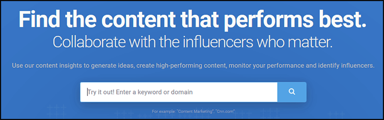 Content Marketing in SEO: Buzzsumo